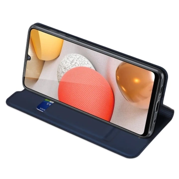 Puzdro DUX DUCIS Skin Pro s flipovým krytom pre Samsung Galaxy A42 5G modrý