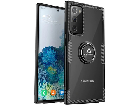 Etui Alogy Ring Holder Clear Armor для Samsung Galaxy Note 20 czarne