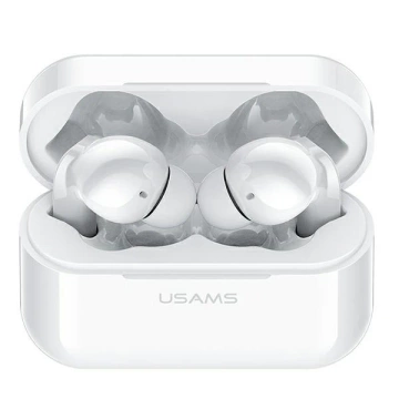 Słuchawki Bluetooth 5.0 USAMS TWS LY series ANC bezprzewodowe biały/white BHULY06