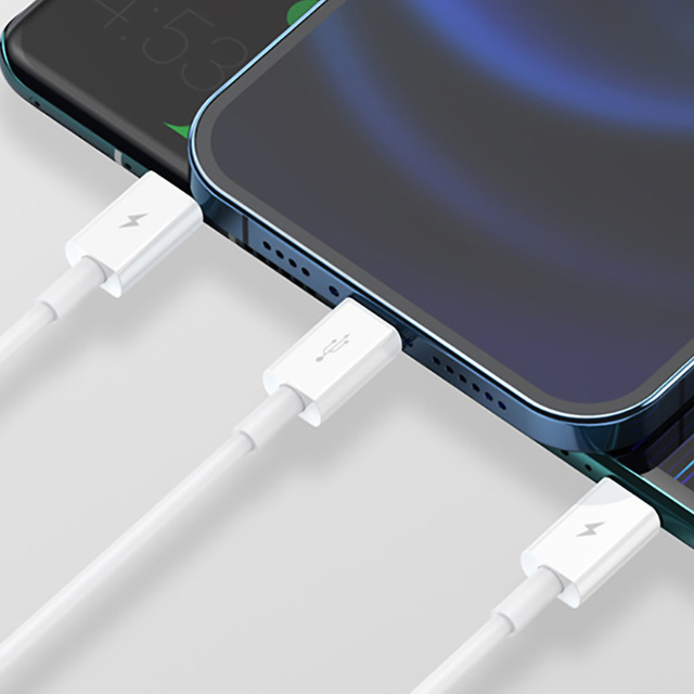 Kabel 1,5m Baseus Superior Series USB 3w1 micro USB / Lightning / USB-C 3,5A Biały