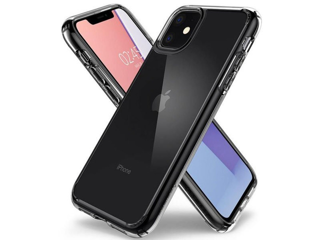 Puzdro Spigen Ultra Hybrid pre Apple iPhone 11 Crystal Clear glass alogy