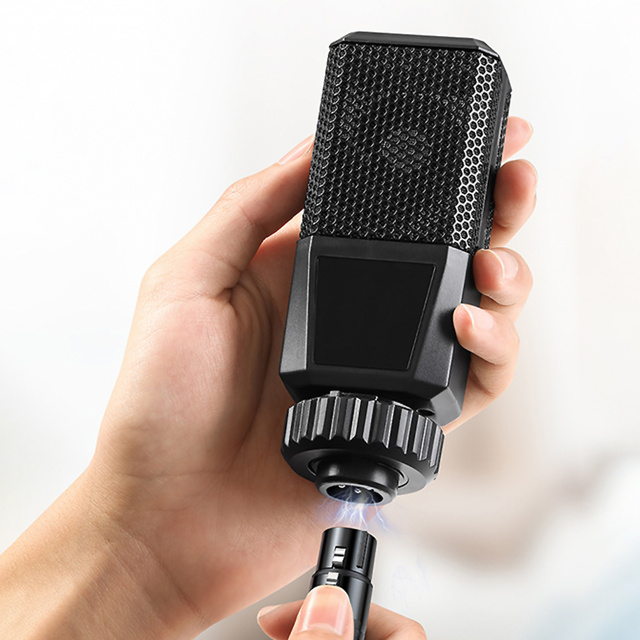 Audio kábel AV182 UGREEN XLR samica na jack 3,5 samec 2m čierny