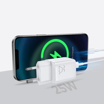 Rýchla nabíjačka USB typu C Joyroom 25 W 3A EÚ zástrčka biela (L-P251)