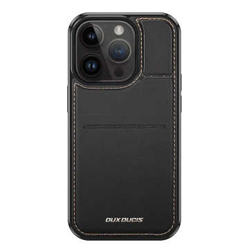 Dux Ducis Rafi Mag Wallet Case with 3in1 Stand for iPhone 13 Pro with MagSafe and RFID Blocking - Black