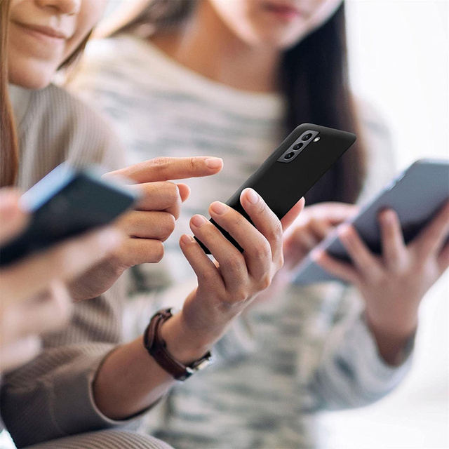 Matte Case 3mk Matt Phone Resistant Case for Samsung Galaxy S21 FE 5G Black