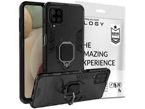 Etui Alogy Stand Ring Armor для Samsung Galaxy A12 2020/2021/ A12 5G/ M12 czarne