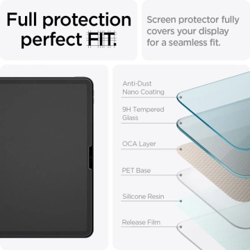 Tvrdené sklo Spigen Paper Touch pre Apple iPad Air 11 6/2024 Matte Clear