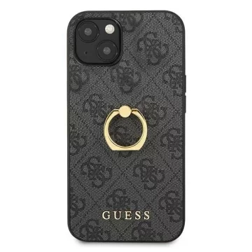 Guess GUHCP13S4GMRGR iPhone 13 mini 5,4" szary/grey hardcase 4G with ring stand