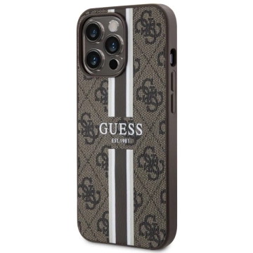Etui Guess GUHMP13LP4RPSW für iPhone 13 Pro / 13 6,1" Hardcase 4G bedruckte Streifen MagSafe