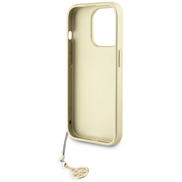 Etui Guess GUHCP15XGF4GBR pre iPhone 15 Pro Max 6,7" brązový/hnedý pevný obal 4G Charms Collection