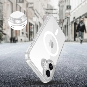 Průhledný kryt Tech-Protect Flexair Hybrid MagSafe pro iPhone 16