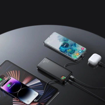 Powerbanka Joyroom JR-L015 20000mAh 22,5W s USB-C Lightning kabely – černá