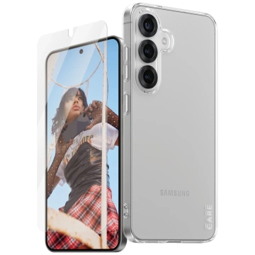 Комплект захисного скла CARE від PanzerGlass Fashion 2-в-1 для Samsung Galaxy S25