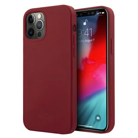 Etui na telefón Silikónový Tone On Tone pevný obal na iPhone 12/12 Pro čierny/červený pevný obal Silikónový Tone On Tone