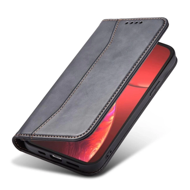 Magnet Fancy Case case for iPhone 13 Pro Max cover wallet for cards stand black
