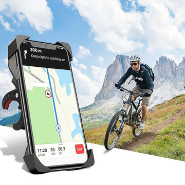 Alogy One Touch Bike Holder na 4,7-7" telefón na riadidlá pre bicykel motocyklový skúter