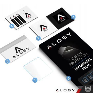 2x ochranná fólie na chytré hodinky Alogy Hydrogel pro Garmin Forerunner 35