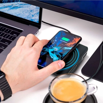 Bezdrátová cestovní nabíječka POWERBANK Forcell 5v1 10000mAh PD QC