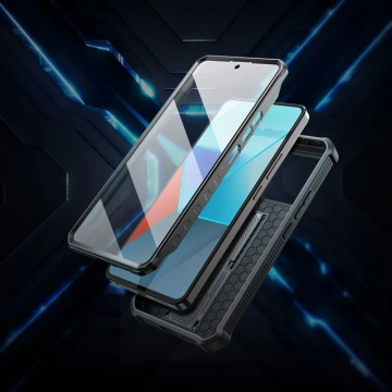 Etui Kevlar Cam do Xiaomi Redmi Note 13 Pro 5G / Poco X6 5G čierna