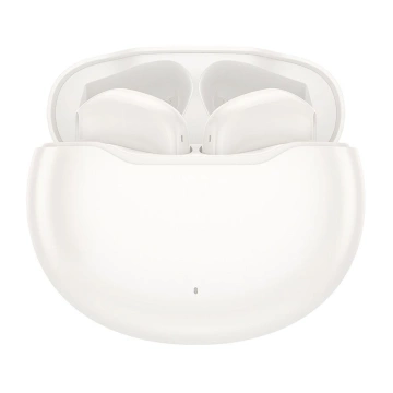 HOCO EW61 Bezprzewodowe Słuchawki Bluetooth TWS - Mleczne z Etui Ładującym