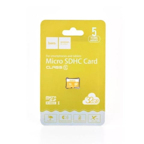 Pamäťová karta HOCO MicroSD 32GB Class 10, rýchle čítanie 90 MB/s