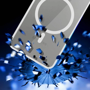 Puzdro pre Samsung Galaxy S25 3mk Clear MagCase MagSafe Transparent