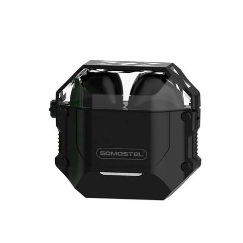 Somostel TWS Armor ANC SMS-I550 bezdrôtové slúchadlá do uší Bluetooth 5.0 s puzdrom čierne