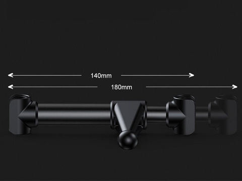 Baseus Backseat černý držák do auta na opěrku hlavy