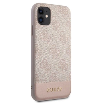 Жорсткий чохол Etui Guess GUHCN61G4GLPI для iPhone 11 6,1" / Xr 4G Stripe Collection