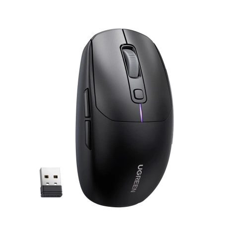 UGREEN MU103 MYSZ BEZPRZEWODOWA 2.4GHz BT 5.0 DPI USB-C CZARNA