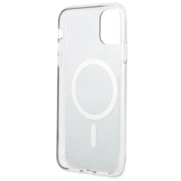 Etui Guess GUHMN61H4STW pre iPhone 11 6,1" pevné puzdro 4G MagSafe