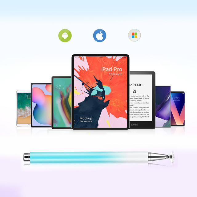 Ombre Eingabestift Himmelblau