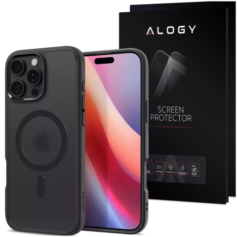 Etui + Szkło Spigen Ultra Hybrid Mag MagSafe do Apple iPhone 16 Pro Frost Black