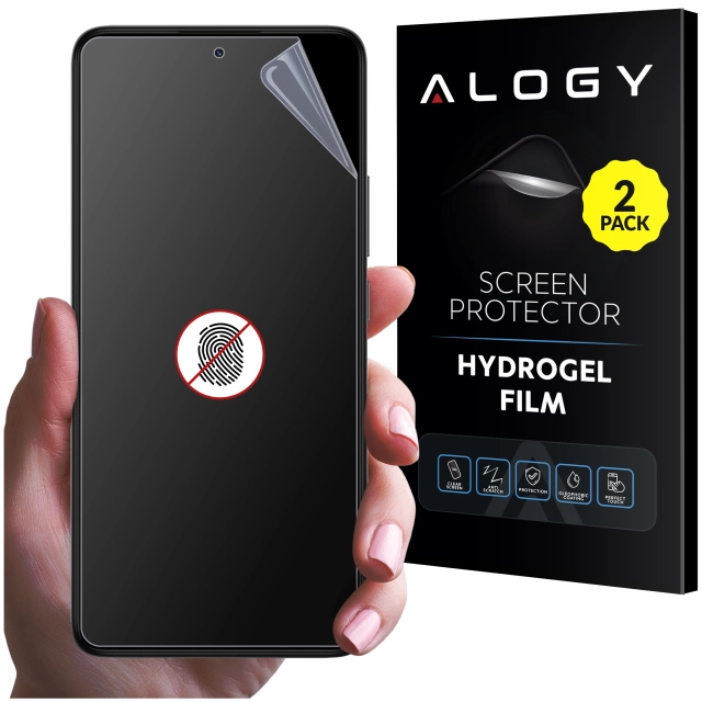 2x Folia "MATOWA" do Xiaomi POCO X6 Pro 5G Hydrożelowa Alogy HydroSkin Matte Pro™ na ekran do etui "BEZ ODCISKU PALCÓW"