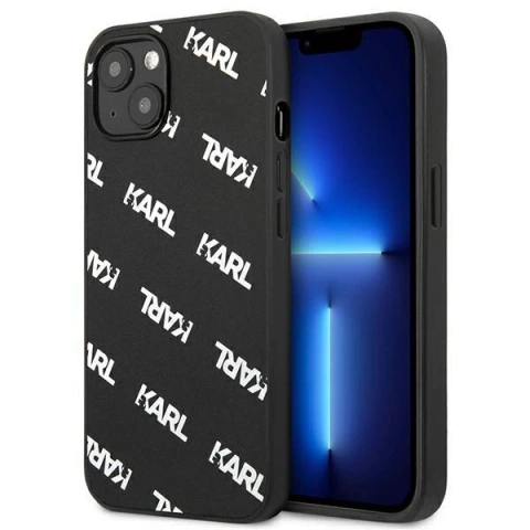 Karl Lagerfeld KLHCP13SPULMBK3 iPhone 13 mini 5,4" pevné puzdro čierne/čierne celoplošné