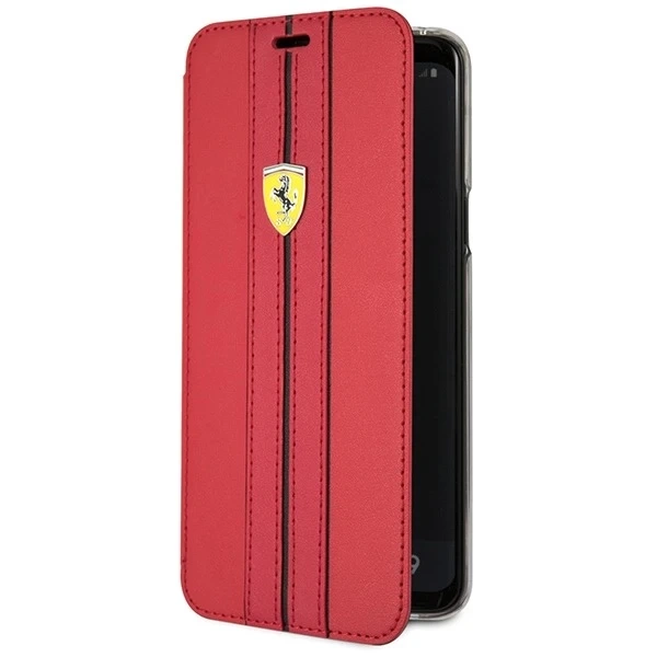 Pevné puzdro Ferrari pre Samsung Galaxy S9 červený/červený Urban