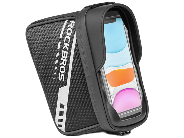 Чохол-сумка, велотримач RockBros 033BK, багажник для велосипеда, на рамі Чорний