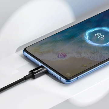 Кабель Baseus Superior USB - micro USB для швидкої зарядки 2А 1м чорний (CAMYS-01)