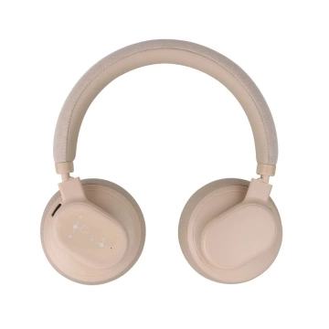 Bezdrôtové slúchadlá Forcell F-Audio ANC Touch Beat béžové