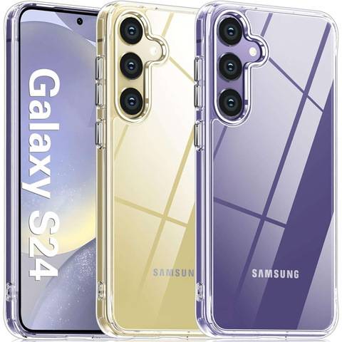 Kryt pre Samsung Galaxy S24 Back Cover Hybrid Clear Case Alogy Transparent