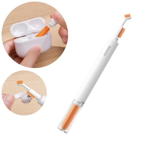 Baseus kefka na čistenie slúchadiel biela (NGBS000002)