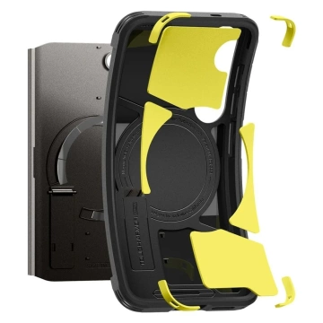 Kryt Spigen Tough Armor Mag pre Samsung Galaxy S25 Plus, gunmetal, MagSafe