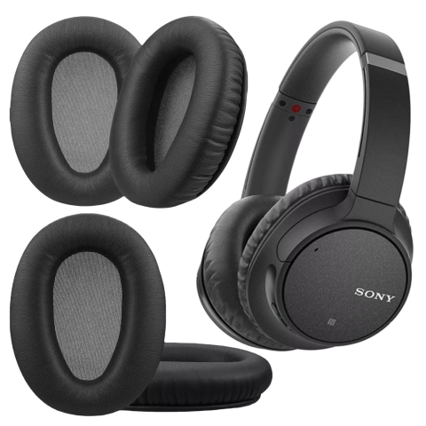 Nauszniki 2x wymienne pady gąbki do słuchawek do SONY WH-CH700N MDR-ZX770BN ZX Czarne