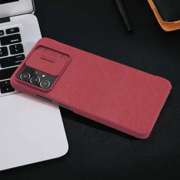 Kožené pouzdro Nillkin Qin pro Samsung Galaxy A73 černé