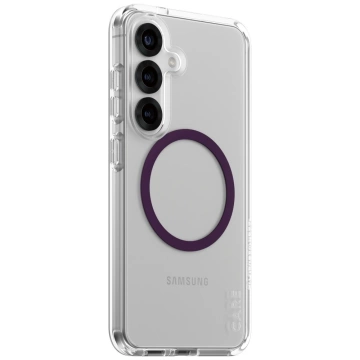 Чохол для Samsung Galaxy S25 CARE від PanzerGlass Flagship, сливово-фіолетовий