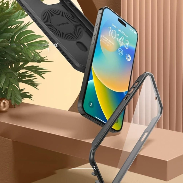 Supcase UB Pro Mag nebo MagSafe Case pro iPhone 15 Pro Black