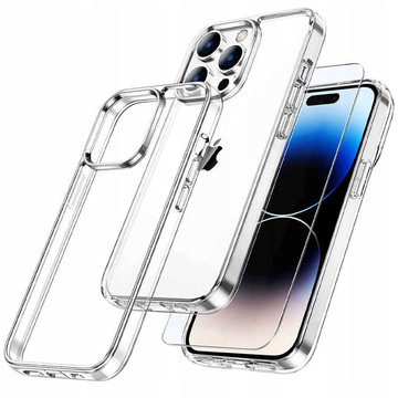 Protective case Alogy Hybrid Case for Apple iPhone 14 Pro Clear Glass