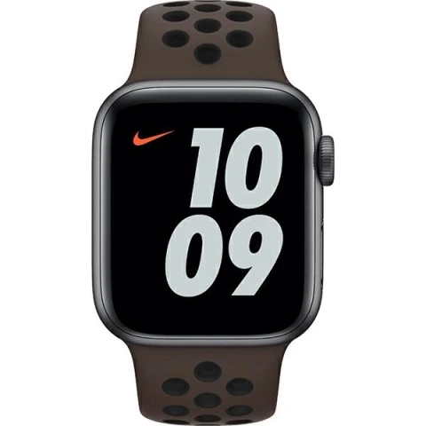 Řemínek Apple Watch MJ6J3AM/A 38/40/41 mm Nike Sport Brand hnědo-černý/železný kámen-černý