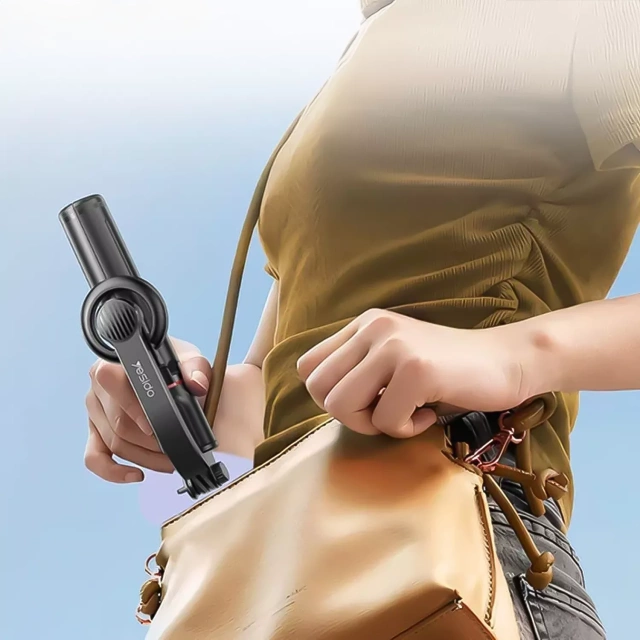 Selfie-Stick, Stativ, Stativ, magnetischer Halter für Handyfotos, Bluetooth-Fernbedienung, Yesido SF19, magnetisch, Schwarz