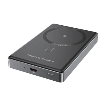 Зовнішній акумулятор Chootech B739 10000mAh 20W PD тонкий (чорний)